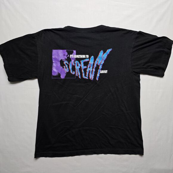 Vintage Its Something To Scream About Shirt L Black Rebel Yell 101 liqueur Tee - Picture 1 of 7